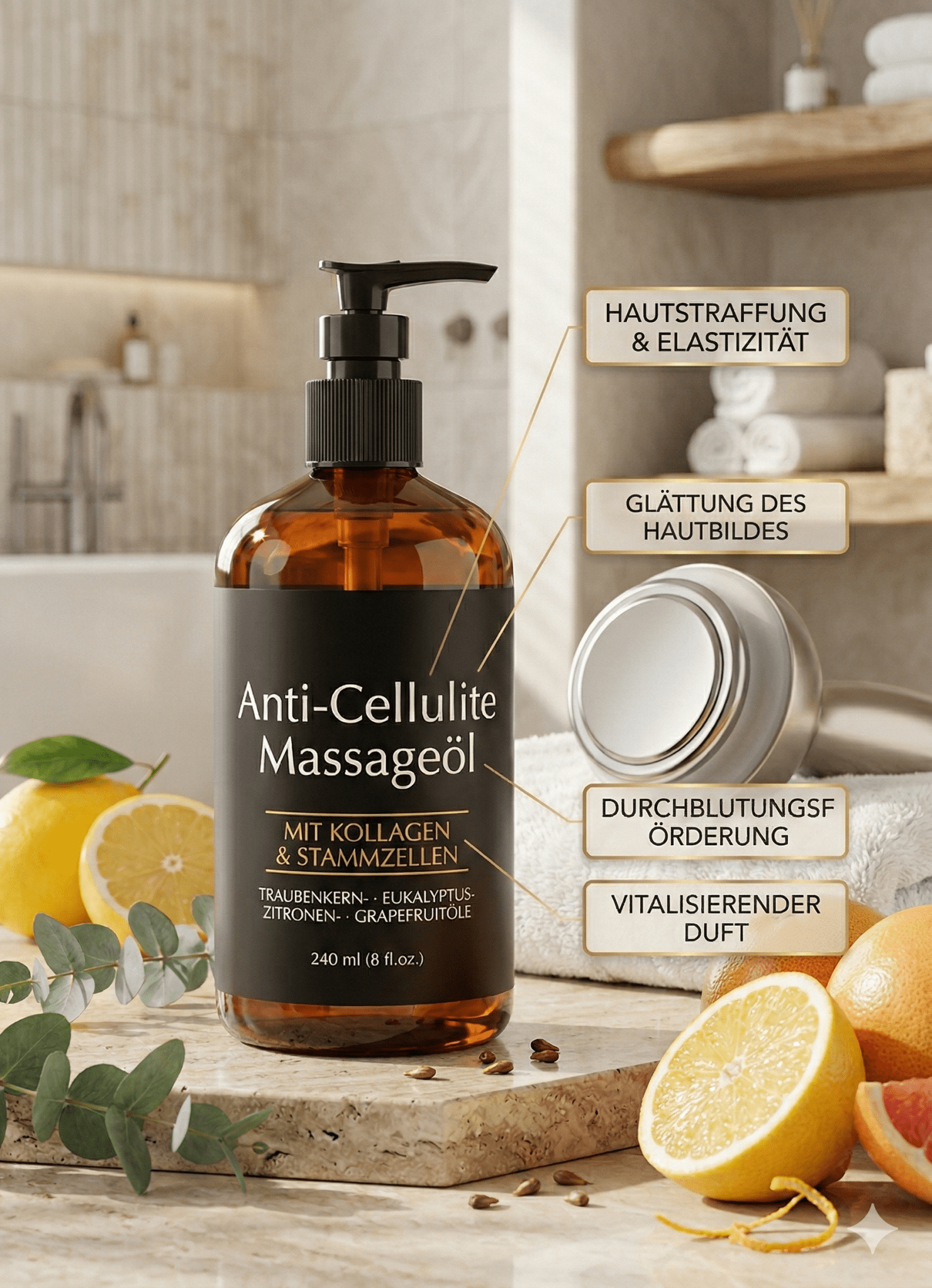 Celluvia - Cellulite Massage - Öl - Celluviaa.com