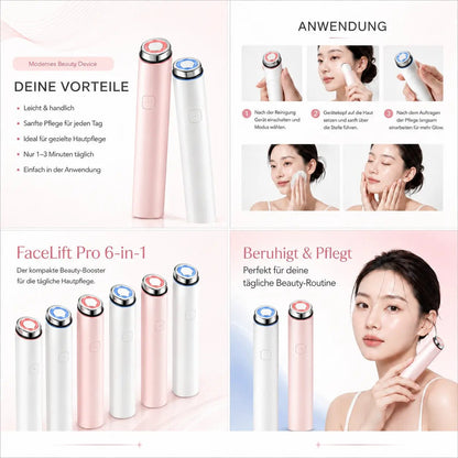FaceLift Pro 6 - in - 1 Anti - Aging Hautpflege für Zuhause - Celluviaa.com