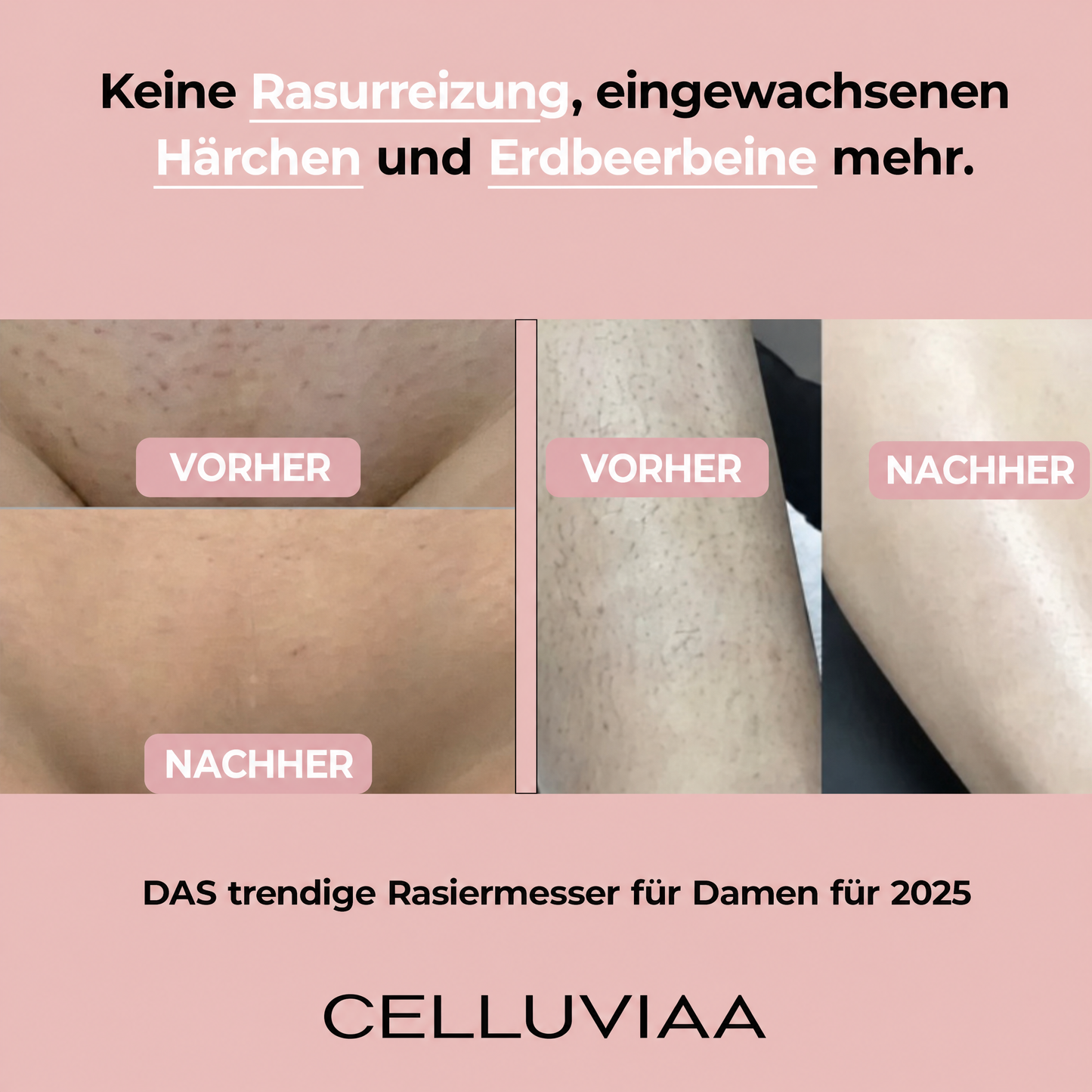 Celluviaa 2-in-1 Körperrasierer